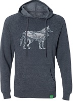 Wild Tribute Pullover - Hoody Wolf Navy